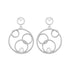 Rhodium Plated Earrings