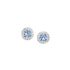 March Rhodium Plated Earrings