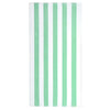 Custom Embroidered Towel -Mint Cabana Stripe