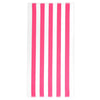 Custom Embroidered Towel -Pink Cabana Stripe