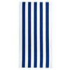Custom Embroidered Towel -Navy Cabana Stripe