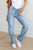 Mildred High Rise V Front Waistband Straight Jeans