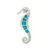 Blue Opal Seahorse Pendant