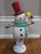 Red Hat Snowman Figurine