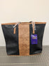 NGil Black/Brown Tote Bag