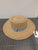 Boater Hat with Tribal Trim