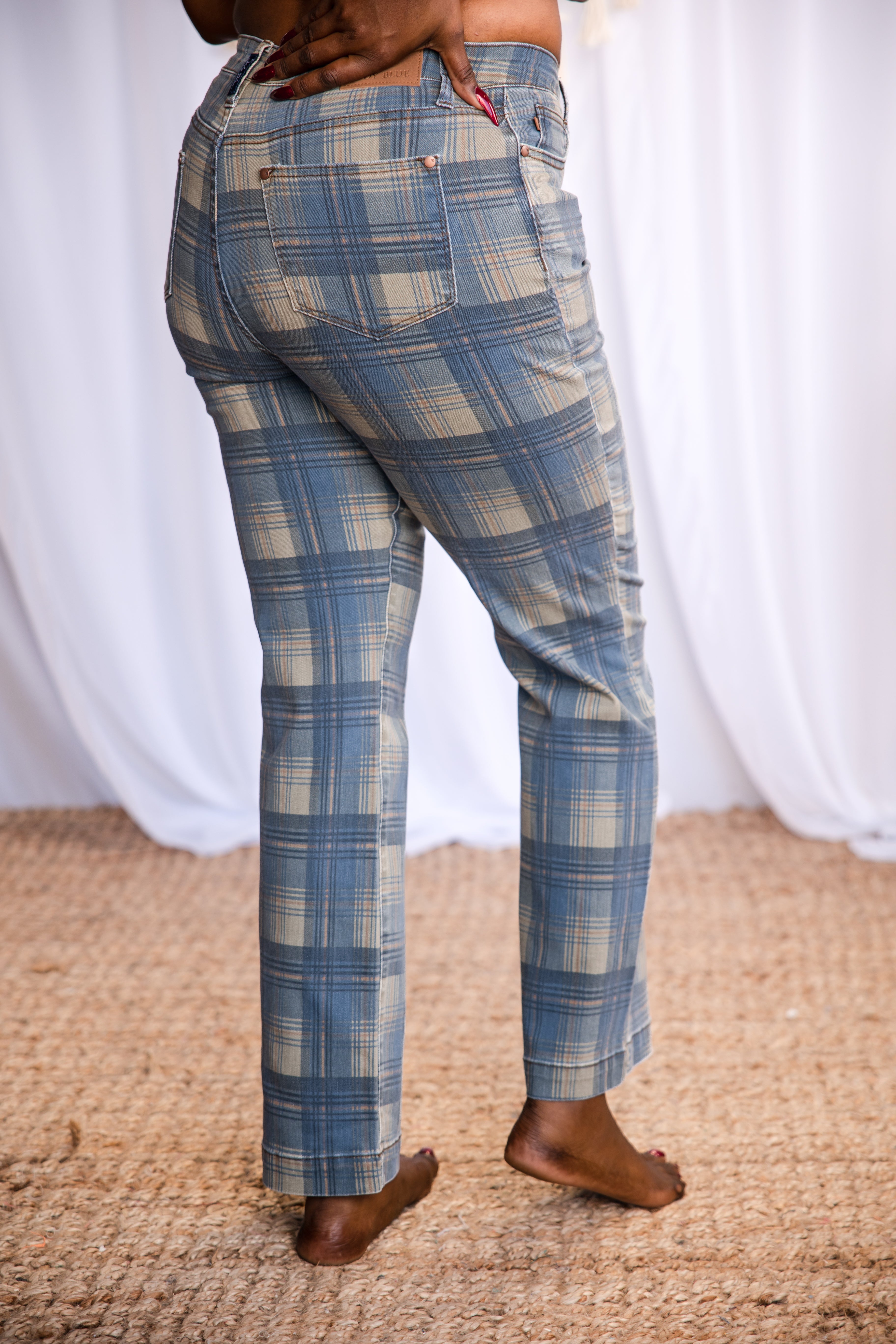 Touch of Plaid - Judy Blue Jeans – Aimaleigh's Boutique