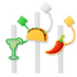 Swig Taco Night Straw Topper Set