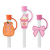Swig Pumpkins & Bows Straw Topper Set