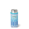 Swig Glacier Stripe Skinny Can Coolie