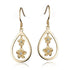 925 Silver Plumeria Earrings