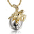 Gold 925 Turtle Egg Pendant