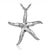 925 Silver Starfish Pendant