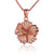 Rose Gold 925 Hibiscus Pendant (20mm)