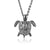 RH 925 Mom/Baby Turtle Pendant