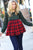 Holiday Plaid Babydoll Color Block Swing Top