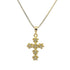 Gold 925 Silver Plumeria Pendant