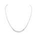 Rhodium 1mm Round Box 100 Chain