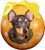 Christmas Dog Shatterproof Ball Ornament