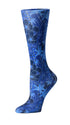 Compression Socks - Blue Flowers