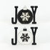 Wood Cutout Joy Ornament