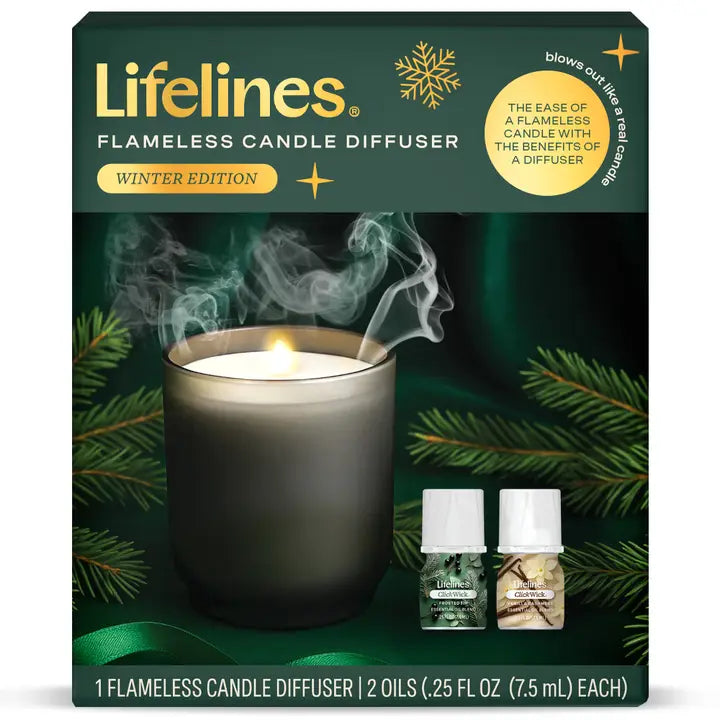 Lifelines Flameless Candle Diffuser - Winter – Aimaleigh's Boutique