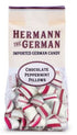 Hermann the German Chocolate Filled Peppermint Pillows Candy