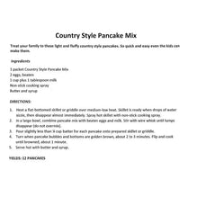 Old Fashioned Pancake Mix