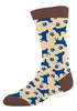 Simply Southern Men's Dog Paw Crew Socks