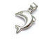 CZ Dolphin Pendant