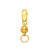 Gold Plated Magnetic Clasp with Lobster