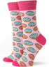 Go Nuts for Donuts Crew Socks