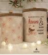 Hot Cocoa Bar Buckets with Lids (Set of 2)