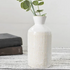 7.1" WHITE TEXTURED VASE