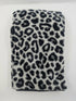 Custom Embroidered Towel -Black/Tan Leopard