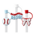 Swig Homerun Straw Topper Set