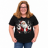 Santa Snowfall DTF Christmas Shirt