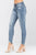 Destroyed Hem Skinny Jean