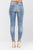 Destroyed Hem Skinny Jean