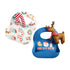 Christmas Bib & Rattle Sets