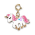 Gold Glitter Unicorn Charm