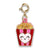 Gold Glitter Popcorn Charm