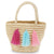 TASSEL POM STRAW TOTES -Child