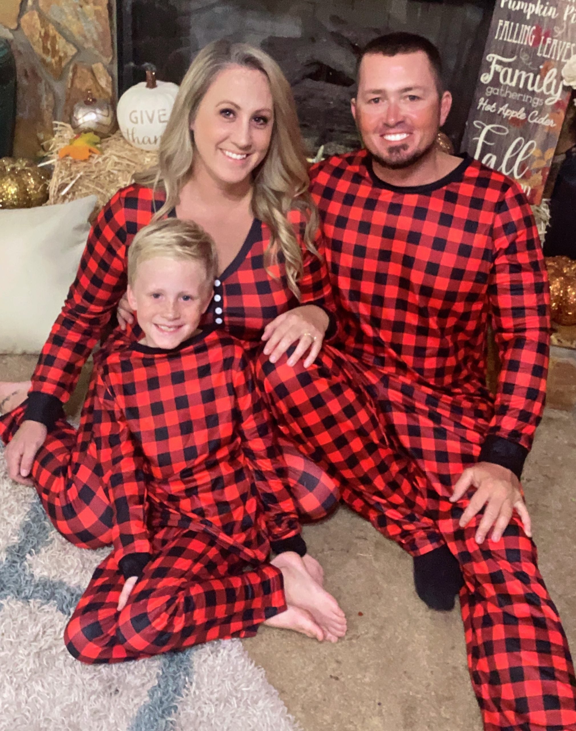 Buffalo Plaid  Family pajamas, Family holiday pictures, Long