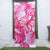 34x70 Monstera Leaf Beach Towel -Hot Pink/Light Pink/Orange