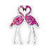 3" Love Flamingos Sticker