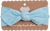 Blue Knotted Bow Headband