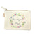 Beautiful Day Floral Canvas Pouch
