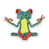 3" Yoga Frog Sticker