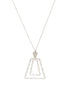 Silvertone Loren Necklace